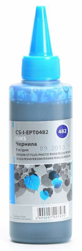 

Чернильница голубой Cactus CS-I-EPT0482