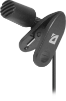Defender Микрофон компьютерный MIC-109 черный, на прищепке, 1,8 м