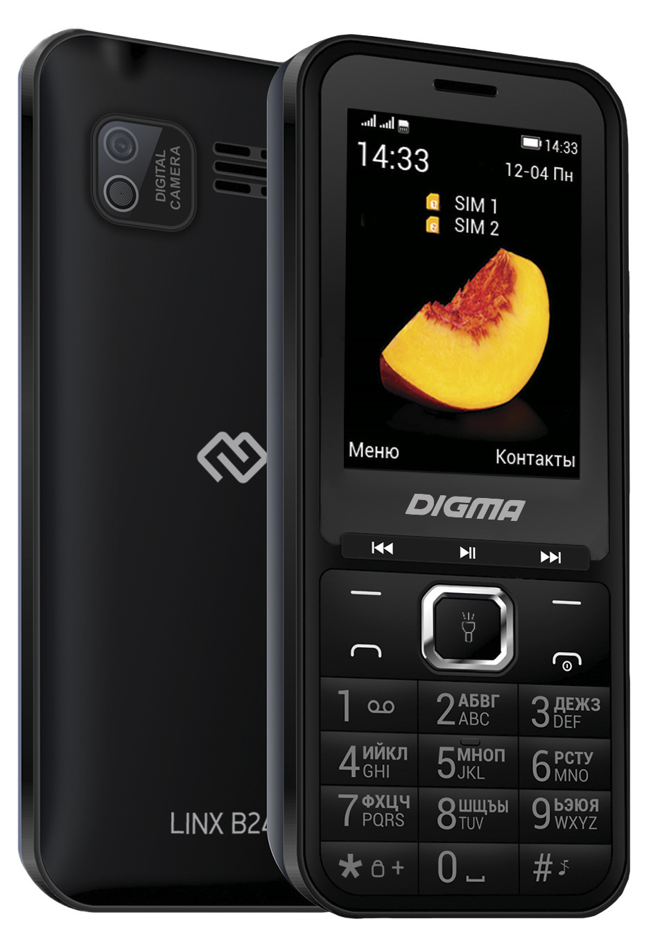 Смартфон DIGMA LINX B241 32 M Б черный, смартфоны, цена Договорная