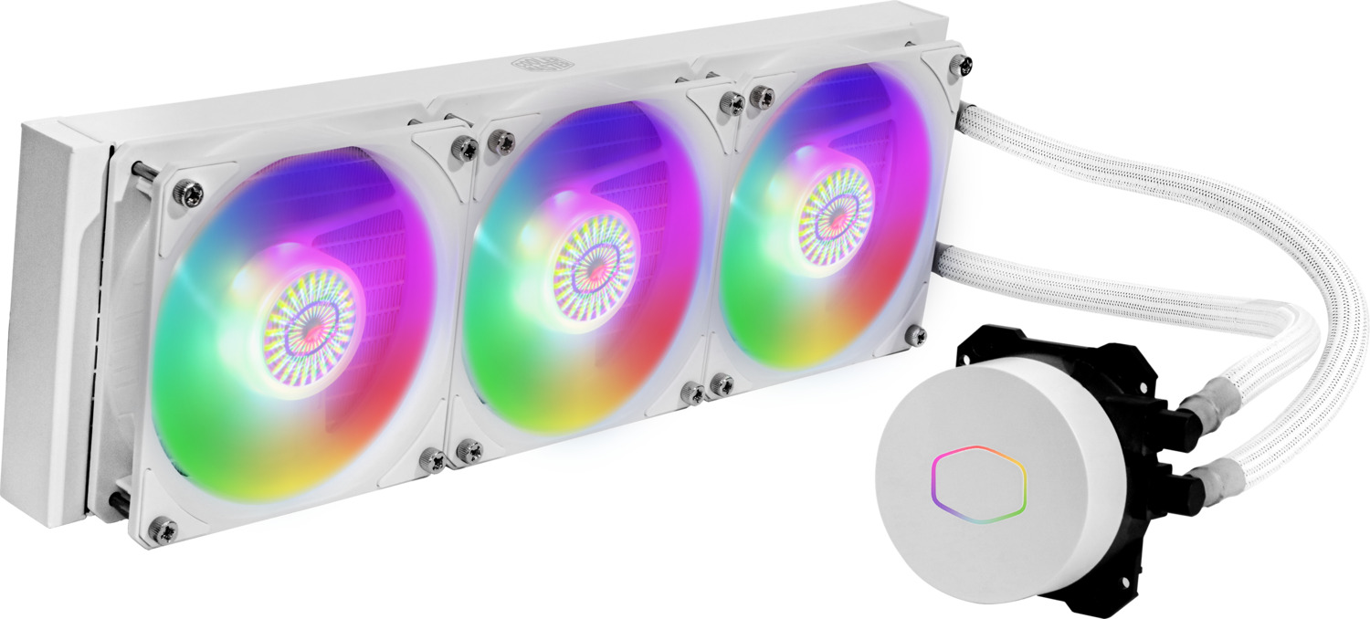 

Кулер Процессорный Cooler Master CPU Liquid cooler MasterLiquid ML360L ARGB White Edition V2