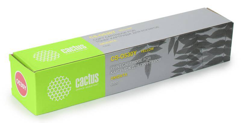 

Тонер-картридж желтый Cactus CS-O530Y