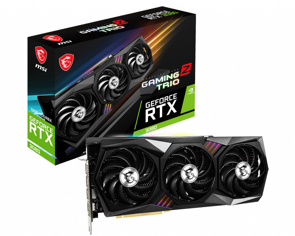 

Видеокарта MSI GeForce RTX 3080 12 Б Retail