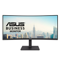 ASUS 34" VA34VCPSN VA 3440x1440 Curved 1500R 4ms 300cd 100Hz HDR10 MM DP HDMI Swivel Pivot HAS Black; 90LM08JJ-B01170