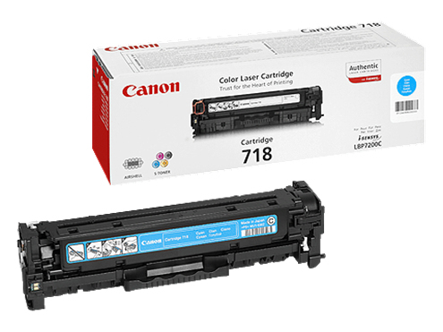

Тонер-картридж голубой Canon 718, 2661B002