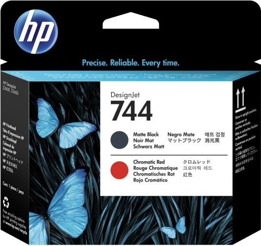 

Печатающая головка черный, красный HP Inc. 744, F9J88A