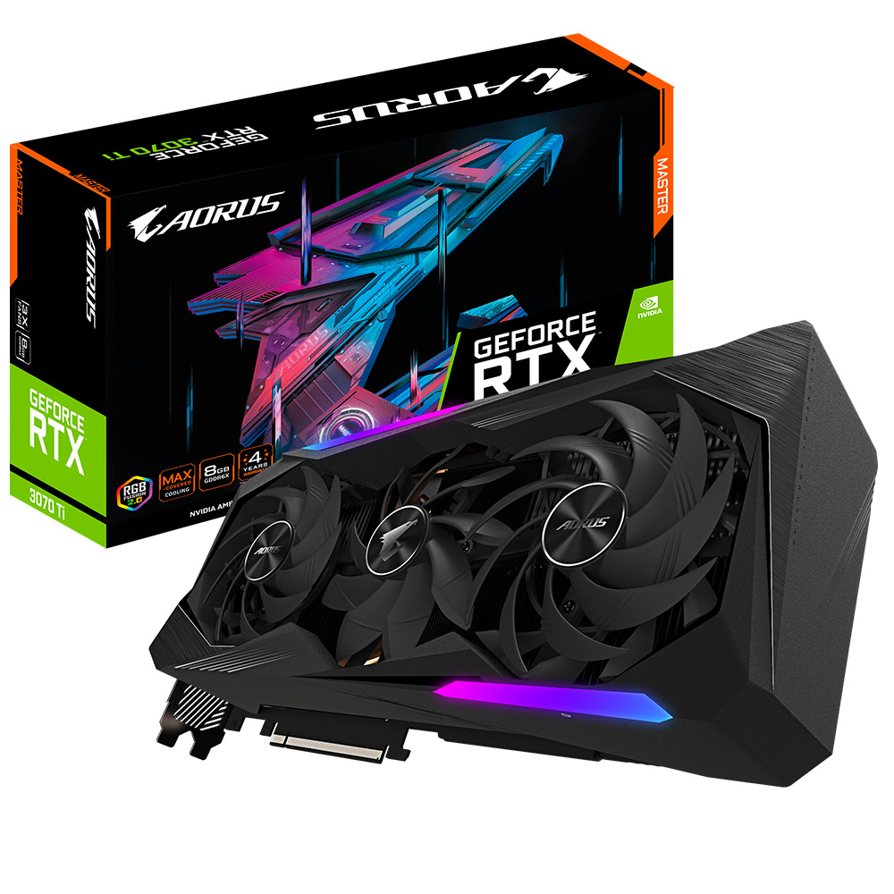 

Видеокарта Gigabyte GeForce RTX 3070 Ti 8 Б Retail
