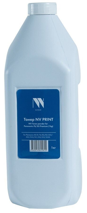 

Тонер черный NVPrint для Panasonic, NV-PAN76/83-PR-1KG