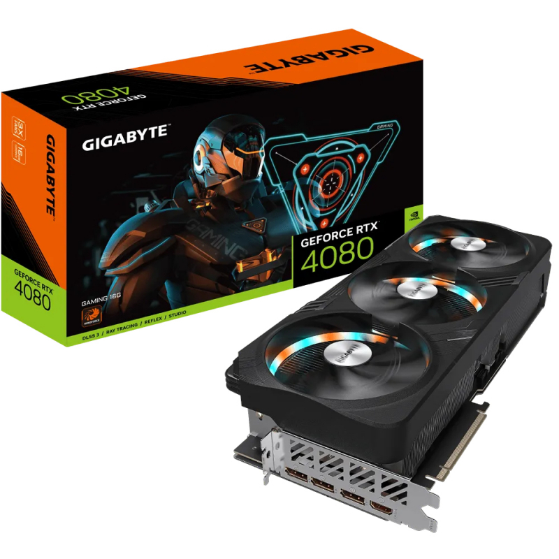 

Видеокарта Gigabyte GeForce RTX 4080 16 Б Retail