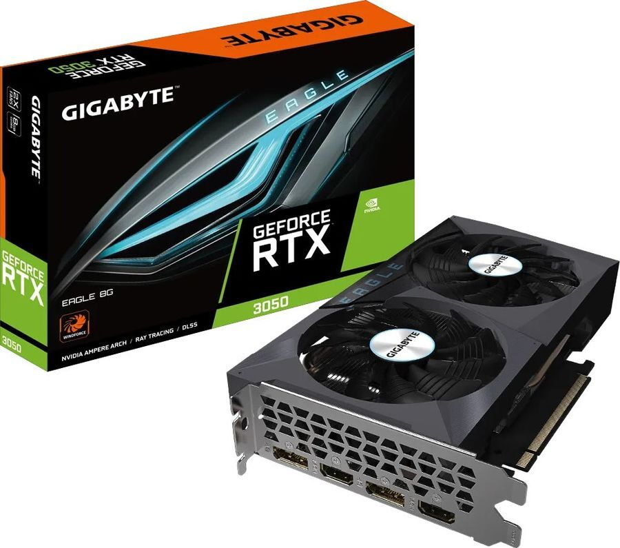 

Видеокарта Gigabyte GeForce RTX 3050 8 Б