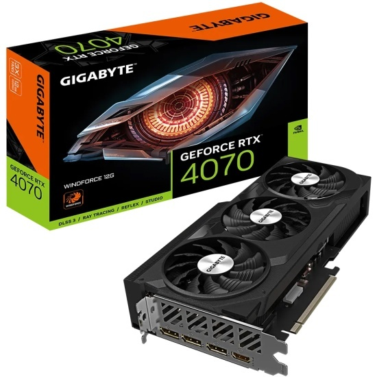 

Видеокарта Gigabyte GeForce RTX 4070 12 Б Retail
