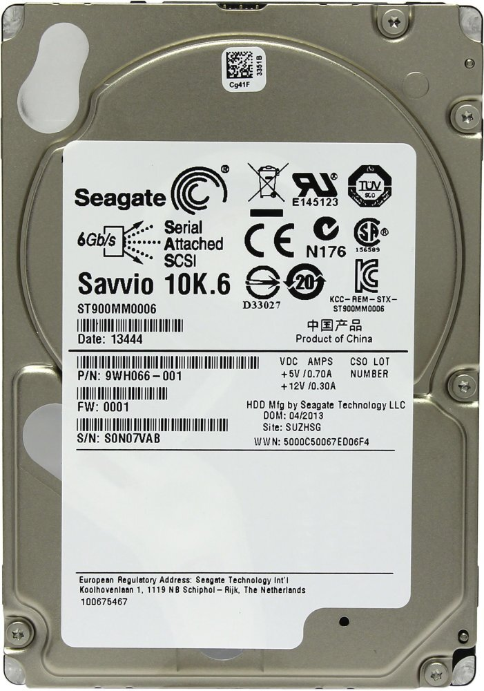    SEAGATE Savvio 2.5  900GB 10K SAS 6Gb/s