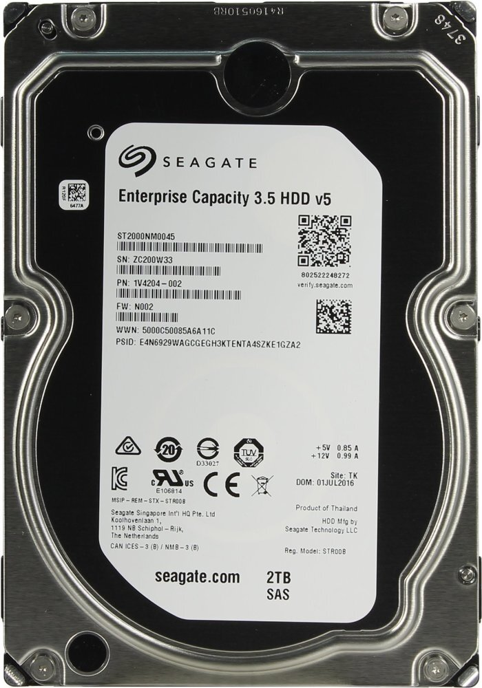    SEAGATE Enterprise Capacity 3.5  2TB 7.2K SAS 12Gb/s