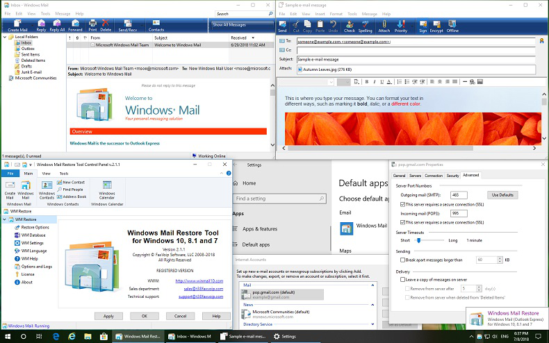 Windows Mail Restore Tool 2.1.1