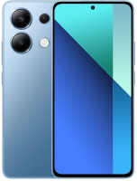 Redmi Note 13 Ice Blue (23124RA7EO), 16,9 cm (6.67") 20:9 2400 x 1080, 4 x 2.8 ГГц + 4 x 1.9 ГГц, 8 Core, 8 GB, 128 GB, 108 МП+ 8 МП + 2 МП / 16Mpix, 2 Sim, BL v5.1, Wi-Fi, NFC, GPS  /  A-GPS, ГЛОНАСС, Galileo, Beidou, Type C (USB OTG), 5000 mAh, 182g, 16