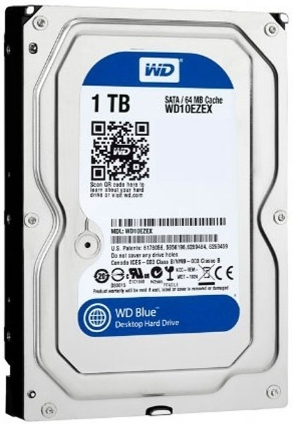 Жесткий диск  Western Digital Blue 3.5 EZEX 1TB 7.2K SATA3
