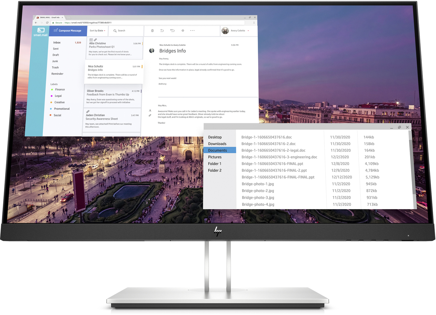 

Монитор HP E23 23.0-inch черный