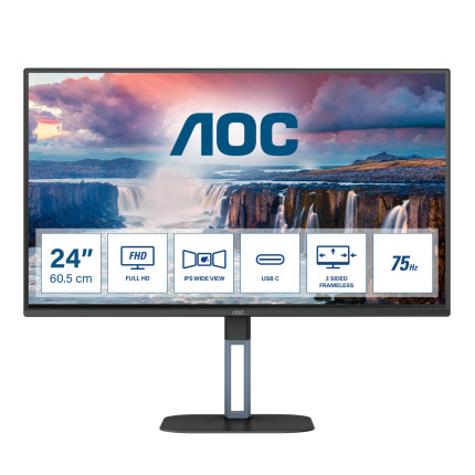 

Монитор AOC 24V5CE 23.8-inch черный