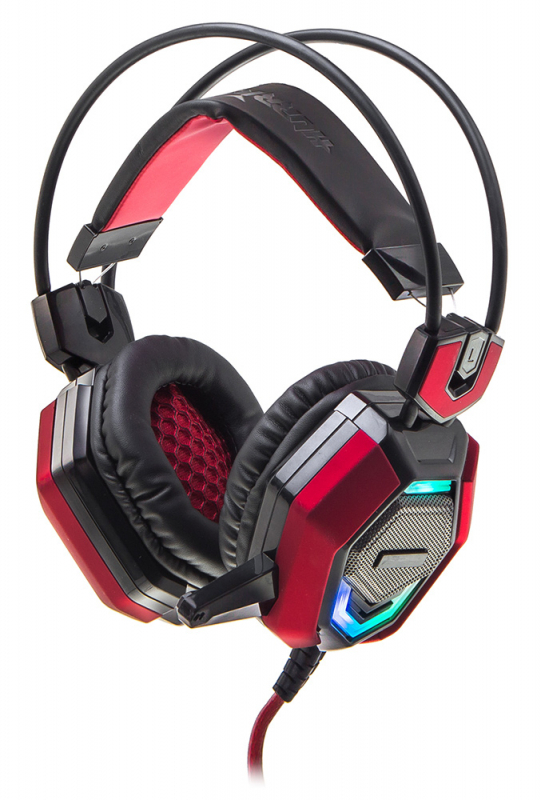 

Наушники Oklick HS-L900G HURRICANE, цвет красный/черный