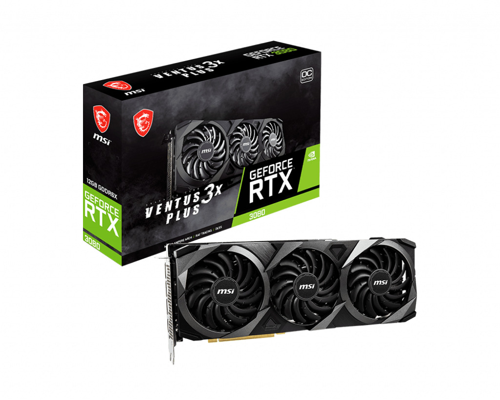 

Видеокарта MSI GeForce RTX 3080 12 Б Retail