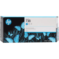 Картридж голубой HP Inc. 738 300-мл, 676M6A
