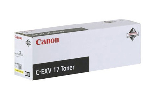 

Тонер-картридж желтый Canon C-EXV17, 0259B002