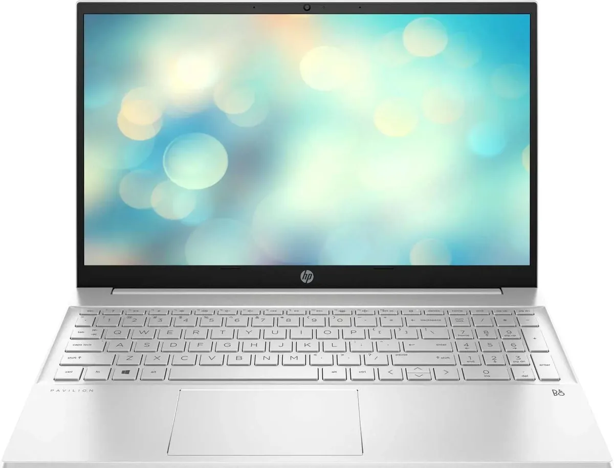 

Ноутбук HP Pavilion 15-EG300 Core i7 1355U 16Gb SSD256Gb Intel Iris Xe graphics 15.6" IPS FHD (1920x1080) Windows 11 Home Multi Language silver WiFi BT Cam (78G39AV)