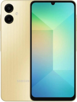 Смартфон Samsung SM-A065F Galaxy A06 64Gb 4Gb золотистый моноблок 3G 4G 2Sim 6.7" 720x1600 Android 14 50Mpix 802.11 a / b / g / n / ac GPS GSM900 / 1800 GSM1900 microSD max1024Gb