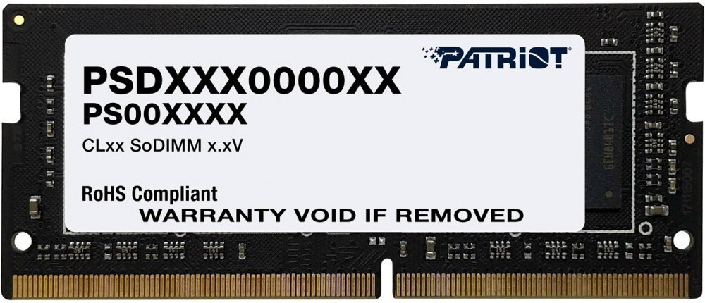 Оперативная память Patriot Desktop DDR4 3200МГц 8Gb, PSD48G320081S, RTL