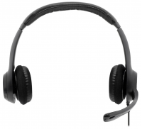 Гарнитура Logitech H390, цвет черный/серебристый