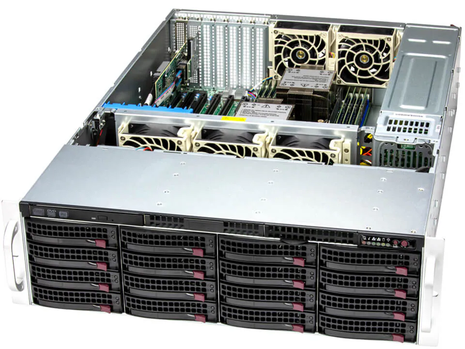 Шасси SUPERMICRO SuperServer 631E-E1CR16H 748136₽