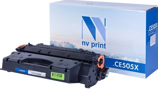 Картридж черный NVPrint LaserJet, NV-CE505X-SET2