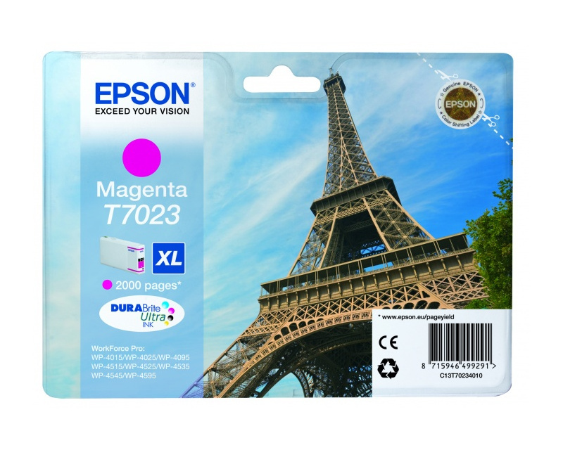 

Картридж пурпурный Epson C13T70234010