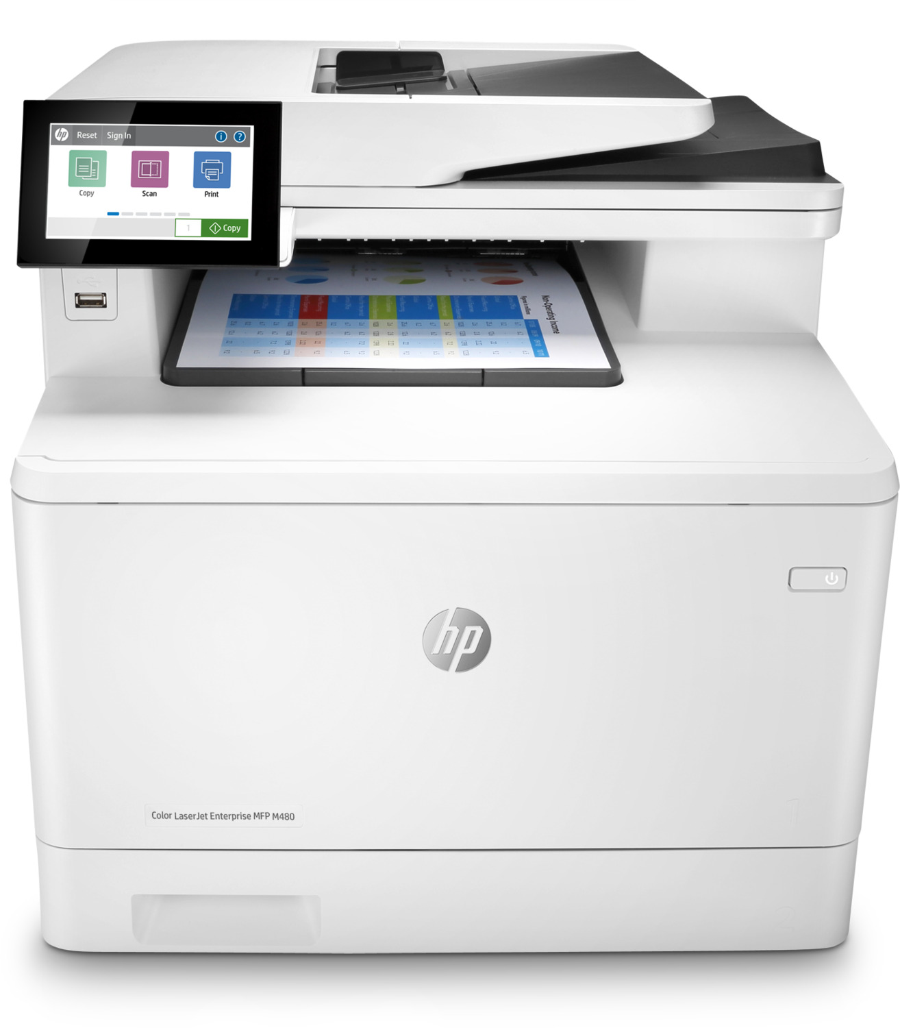 

МФУ HP Inc. Color LaserJet Enterprise Flow MFP M480f