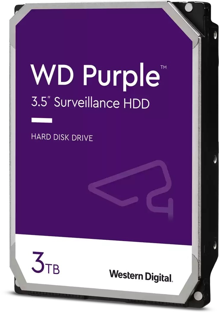

Жесткий диск Western Digital Surveillance Purple 3.5 3TB 5.4K SATA3
