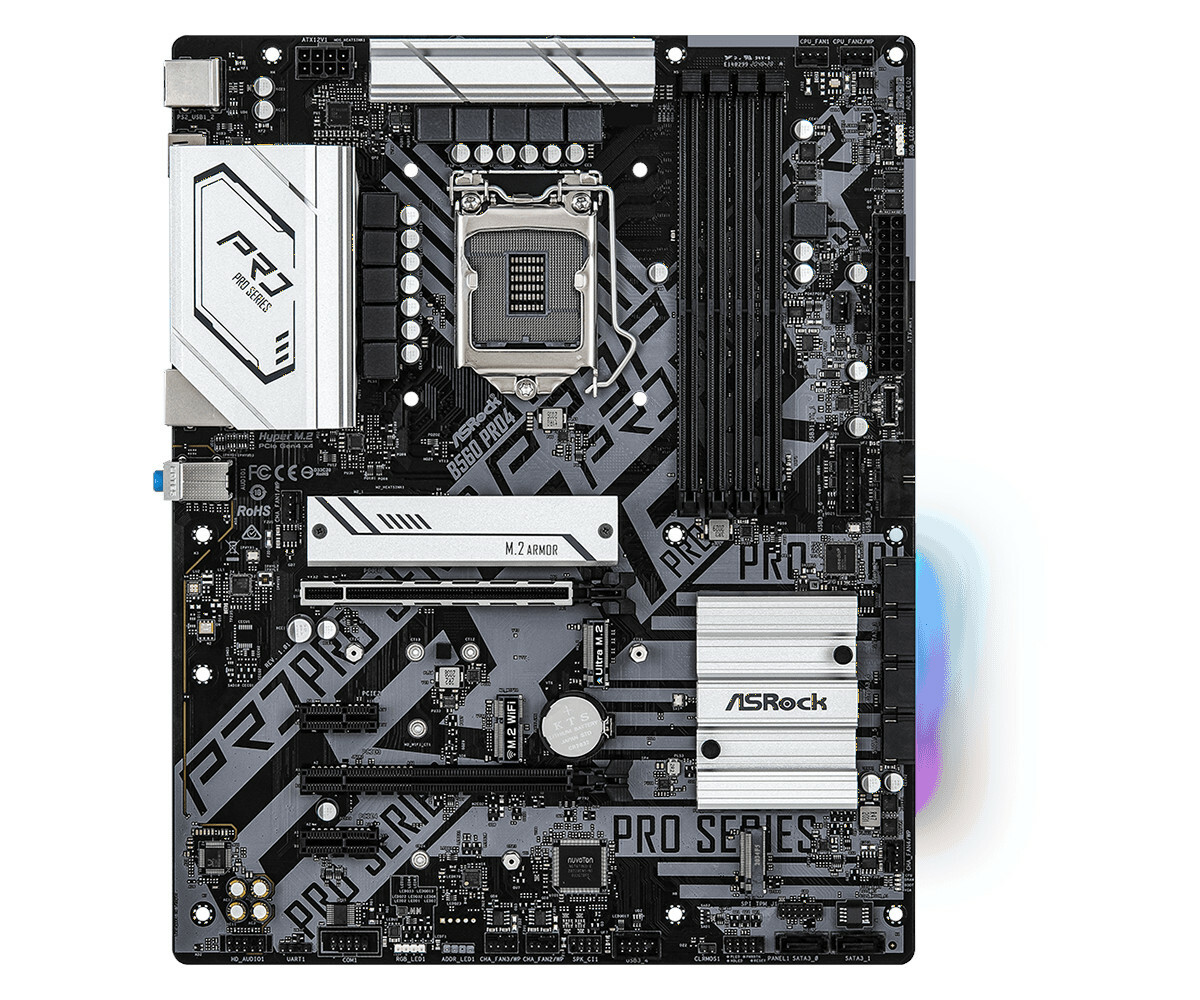 

Материнская плата ASRock LGA 1200 Intel B560 B560 PRO4