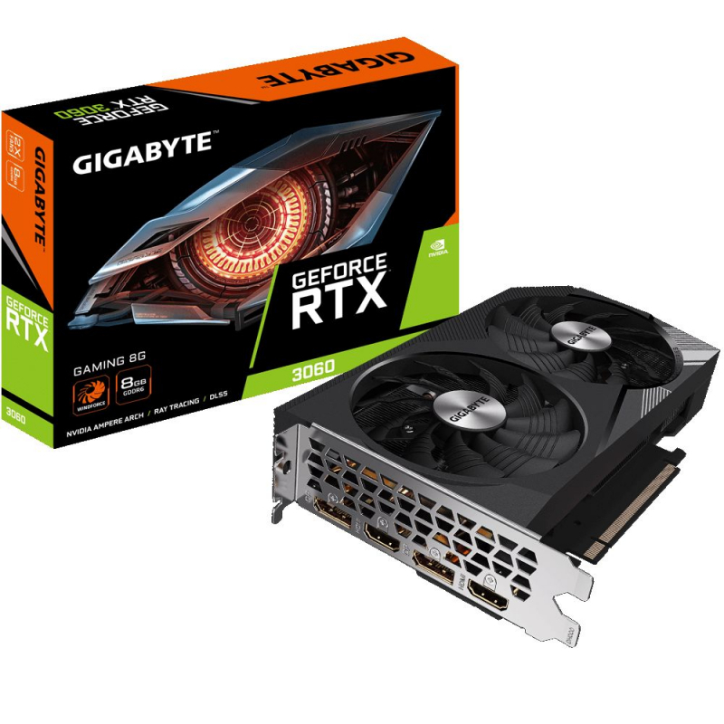 Видеокарта Gigabyte GeForce RTX 3060 8 Б Retail