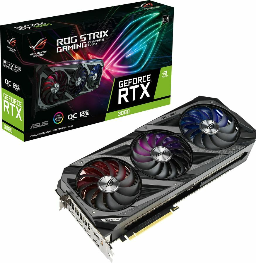 Видеокарта ASUS GeForce RTX 3080 12 ΓБ Retail () купить, цена в ...