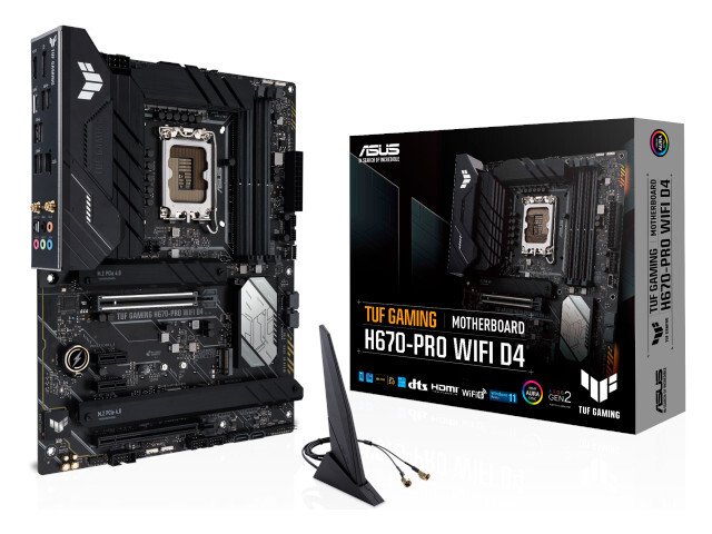 Материнская плата ASUS Intel H670 TUF GAMING H670-PRO WIFI D4