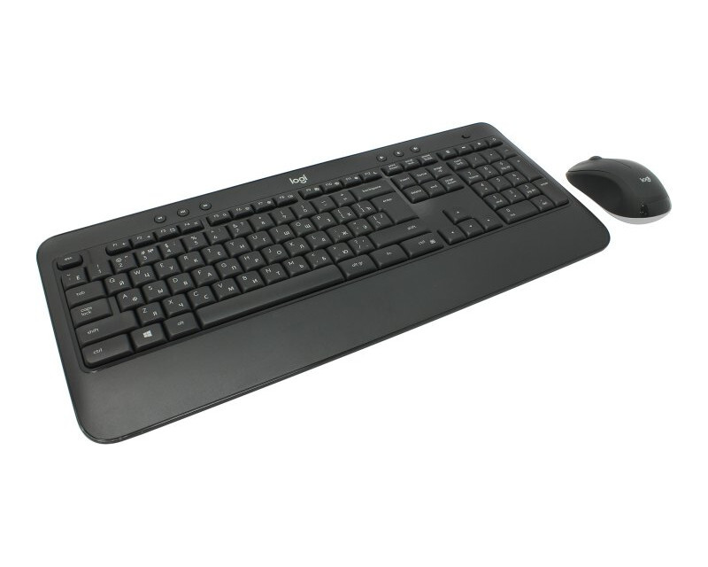 

Клавиатура + мышь Logitech MK540 Advanced клав:черный мышь:черный USB беспроводная slim Multimedia (920-008685)