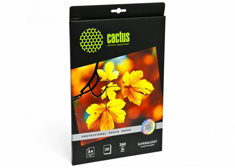 

Бумага белый Cactus CS-HGA426020