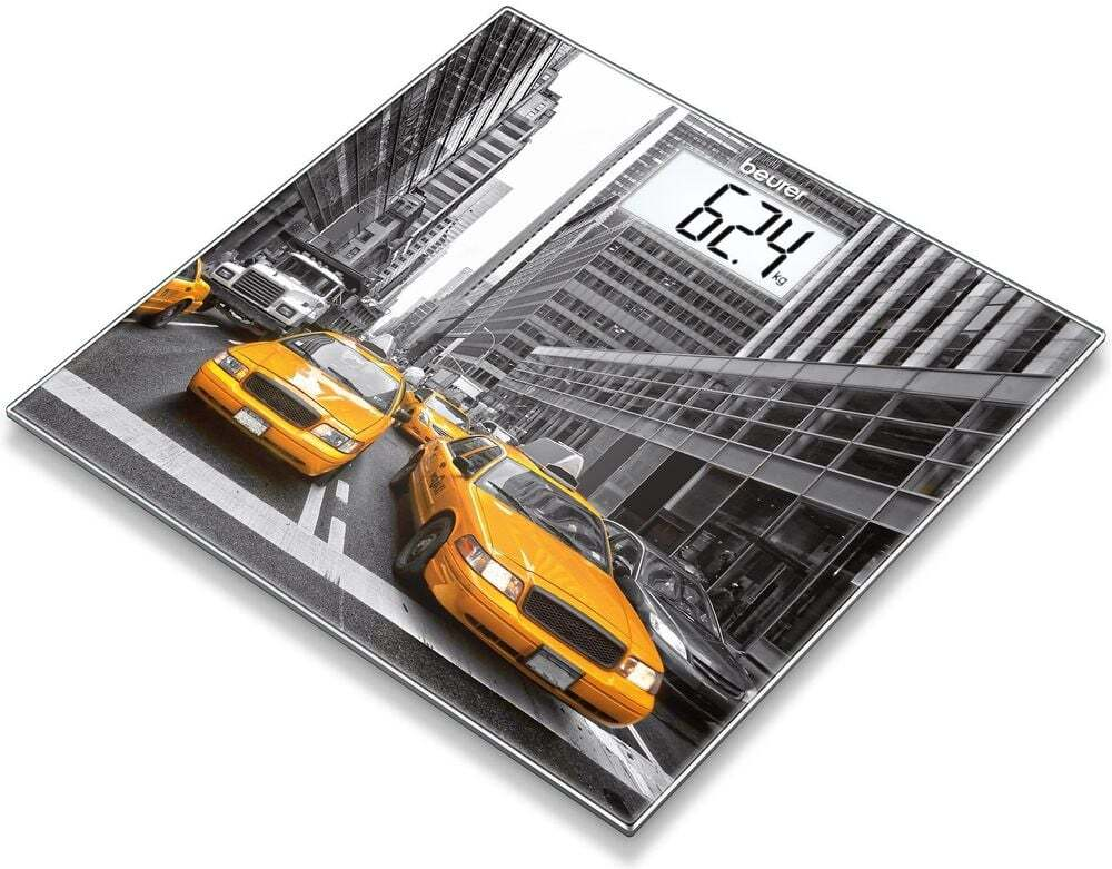 Весы напольные электронные Beurer GS203 New York макс.150кг рисунок (плохая упаковка) Beurer GmbH - фото 1