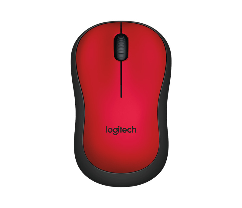 Мышь Logitech M220 Silent красный оптическая (1000dpi) беспроводная USB (2but) Logitech - фото 1