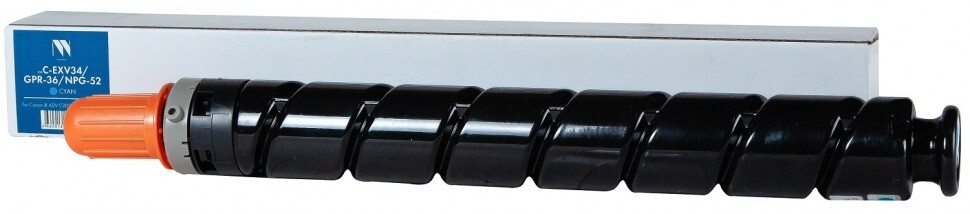 

Тонер-картридж голубой NVPrint для Canon, NV-CEXV34/GPR36/NPG52C