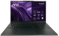 Ноутбук 15.6&quot; IPS FHD HIPER WORKBOOK black (Core i5 12450H / 8Gb / 256Gb SSD / VGA int / W11Pro (FWBC151-I512HR08N2FABWPG)