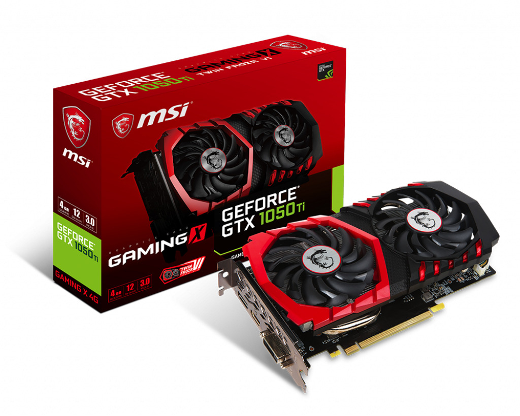 

Видеокарта MSI GeForce GTX 1050Ti 4 Б Retail