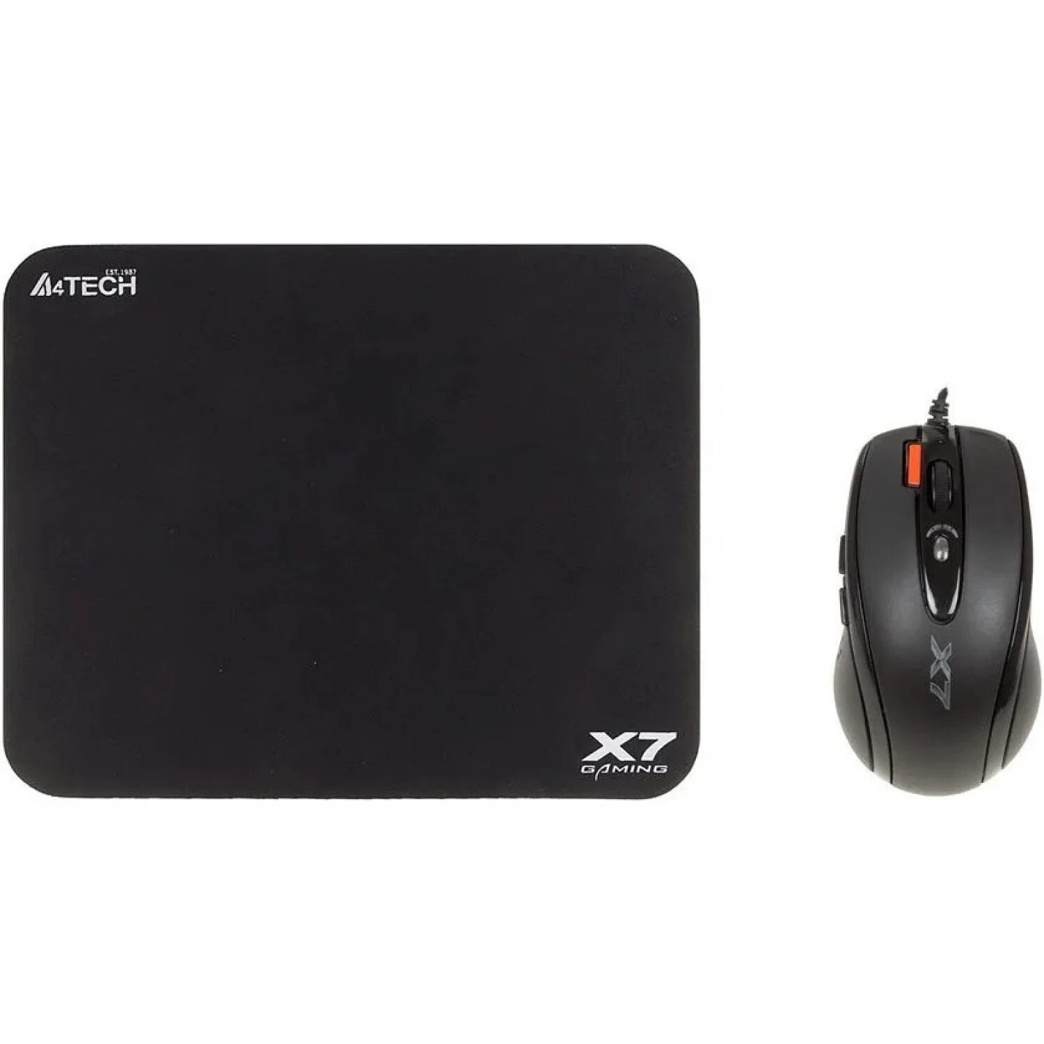 

Мышь A4tech 7120 X-710BK+X7-200MP, цвет черный