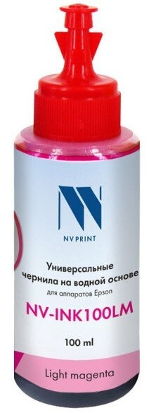 Чернильница светло-пурпурный NVPrint универсальные, NV-INK100ULM