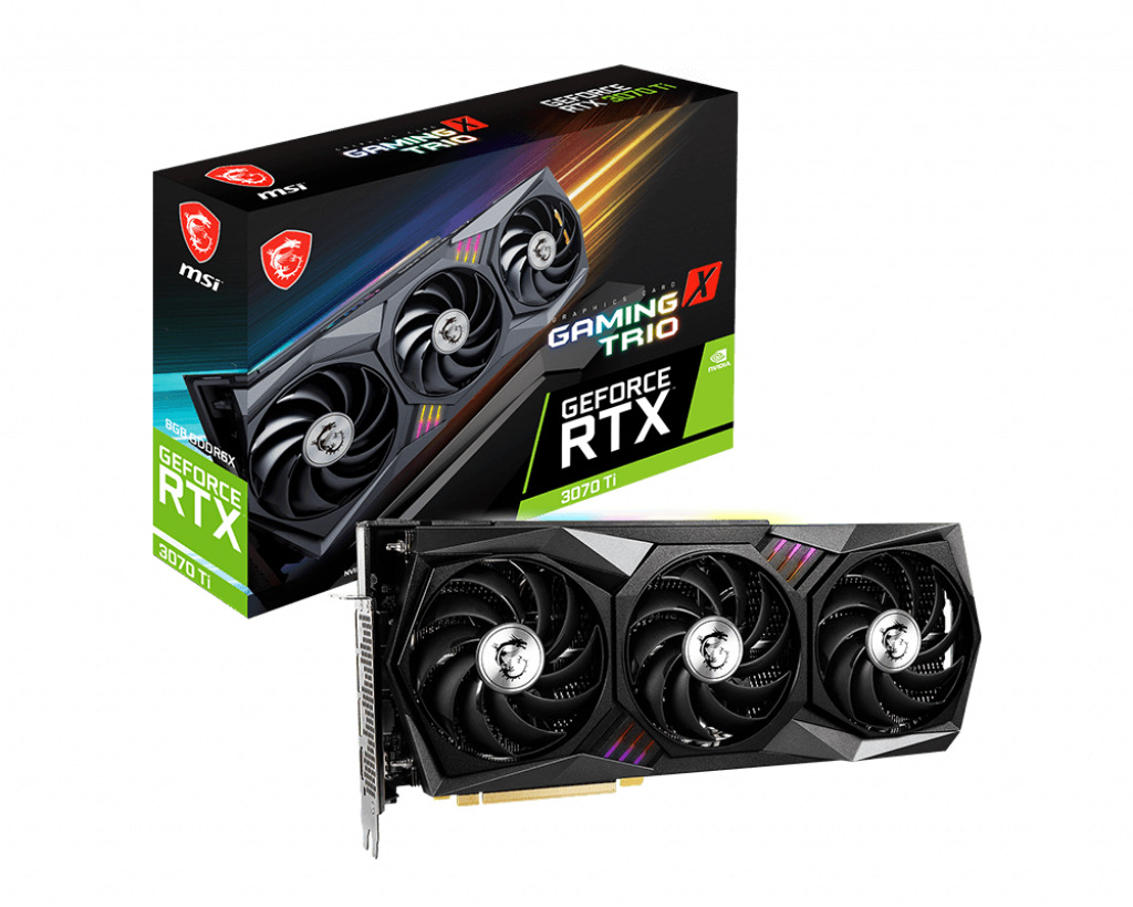 

Видеокарта MSI GeForce RTX 3070 Ti 8 Б Retail