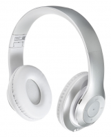 Bluetooth-гарнитура DIGMA BT-14, цвет белый/серебристый