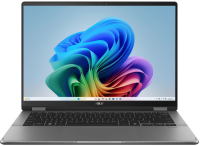 Ноутбук /  ASUS TP3407SA-QL055W flip 14&quot;(1920x1200 OLED) / Touch / Intel Core Ultra 7 256V(2.2Ghz) / 16384Mb / 1024PCISSDGb / noDVD / Int:Intel Arc graphics / Cam / BT / WiFi / 70WHr / war 1y / 1.57kg / Matte Gray / Win11Home + стилус